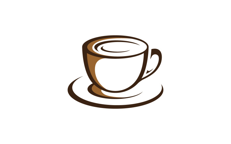 Coffee Shop logo template. Vector illustration. V3 Logo Template