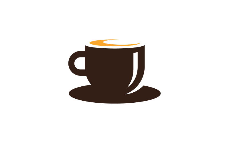 Coffee Shop logo template. Vector illustration. V4 Logo Template