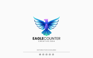 Eagle Gradient Colorful Logo 1
