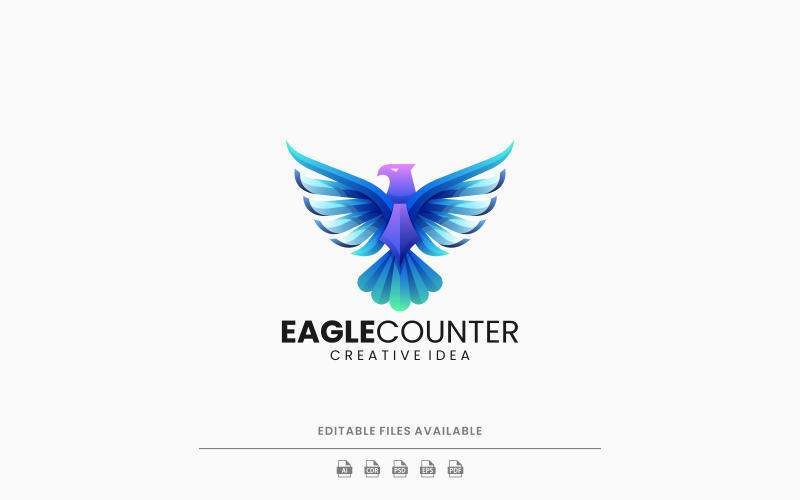 Eagle Gradient Colorful Logo 1 Logo Template