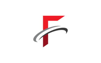 F letter Logo Template. Vector illustration. V2
