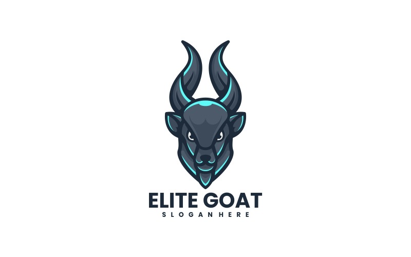 Goat Simple Mascot Logo Vol.3 Logo Template