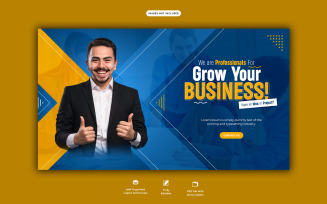 Digital Marketing Agency Corporate Web Banner Template