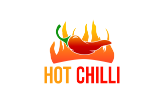 Hot Chilli Custom Sign For Restaurants And Cafe Logo