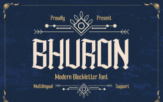 Introducing the Bhuron Blackletter Font