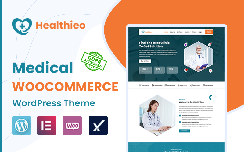Healthieo - Medical WooCommerce WordPress Theme