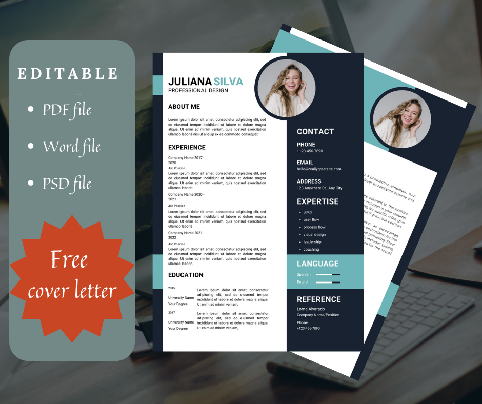 Professional Resume CV Template Design - P1