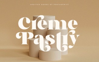 Creme Pastry | Cheek Display Font