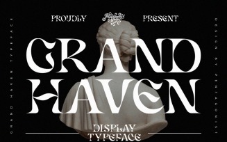 Grand Haven | Display Typeface Font