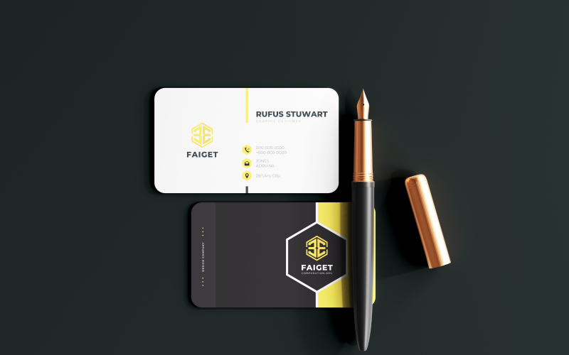 Modern Creative Business Card Template Corporate Identity