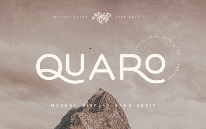 Quaro | Modern Display Sans Font
