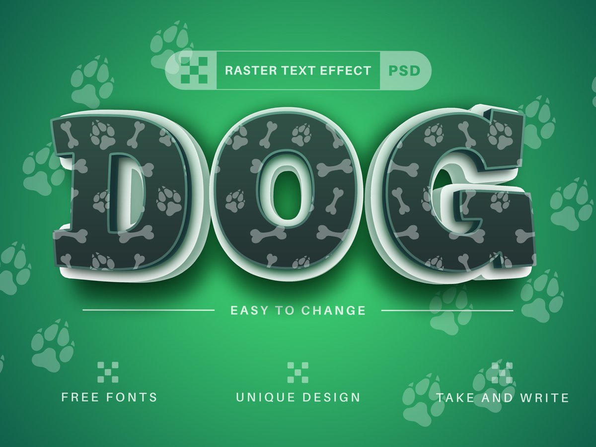 Template #274105 Text Effect Webdesign Template - Logo template Preview