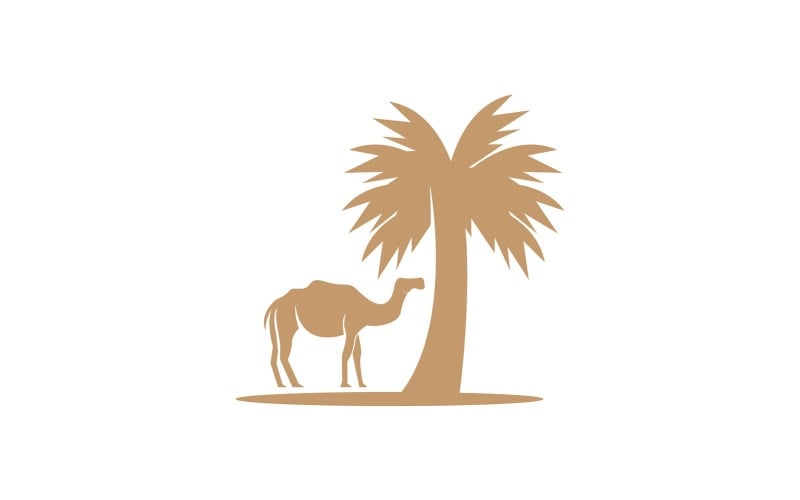 Camel Icon And Symbol Vector Template Illustration 11 Logo Template