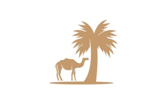 Camel Icon And Symbol Vector Template Illustration 11