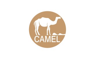 Camel Icon And Symbol Vector Template Illustration 12