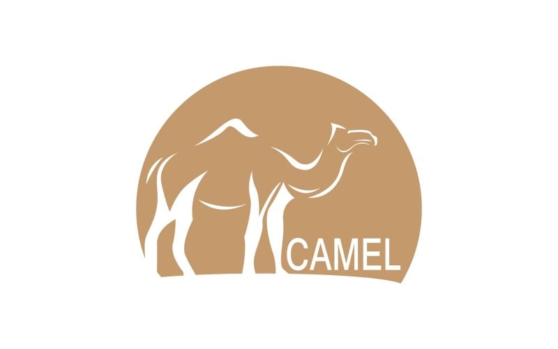 Camel Icon And Symbol Vector Template Illustration 14 Logo Template