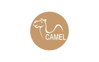 Camel Icon And Symbol Vector Template Illustration 15