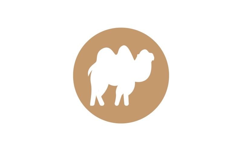 Camel Icon And Symbol Vector Template Illustration 19 Logo Template