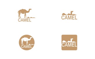 Camel Icon And Symbol Vector Template Illustration 22