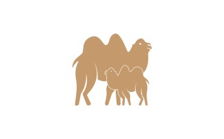 Camel Icon And Symbol Vector Template Illustration 2