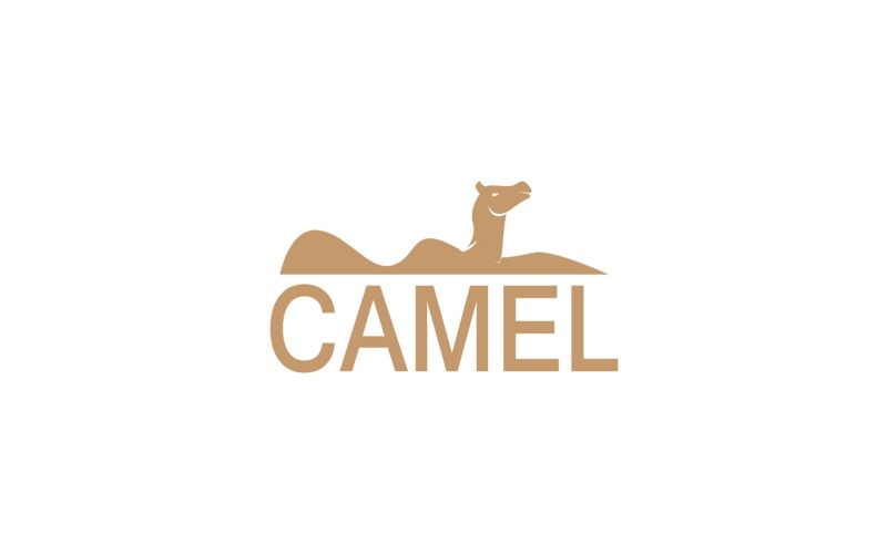 Camel Icon And Symbol Vector Template Illustration 4 Logo Template