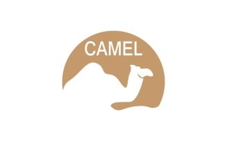 Camel Icon And Symbol Vector Template Illustration 9