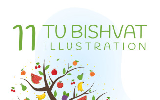11 Happy Tu BiShvat Illustration