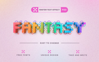 PSD Fantasy - Editable Text Effect, Font Style, Graphics Illustration