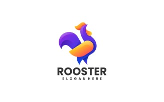 Rooster Gradient Colorful Logo 2