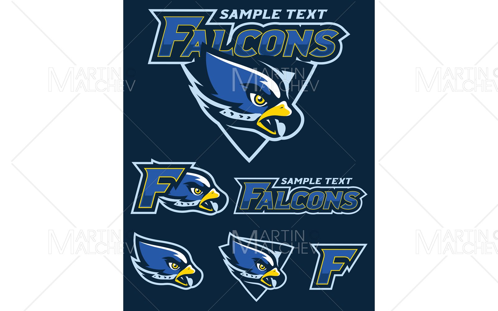 Kit Graphique #274209 Hawk Mascot Web Design - Logo template Preview