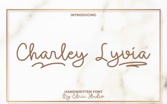 Charley Lyvia Handwritten Font