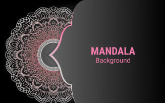Mandala Round Ornament Background