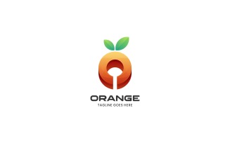 Orange Gradient Logo Style 1