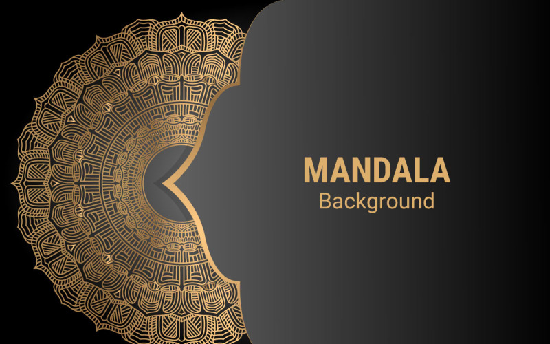 vector illustration of hand drawn mandala Background