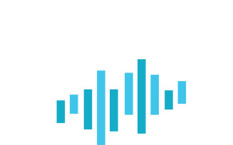 Pulse Line Sound Wave Logo Vector 8