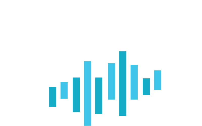 Pulse Line Sound Wave Logo Vector 8 Logo Template