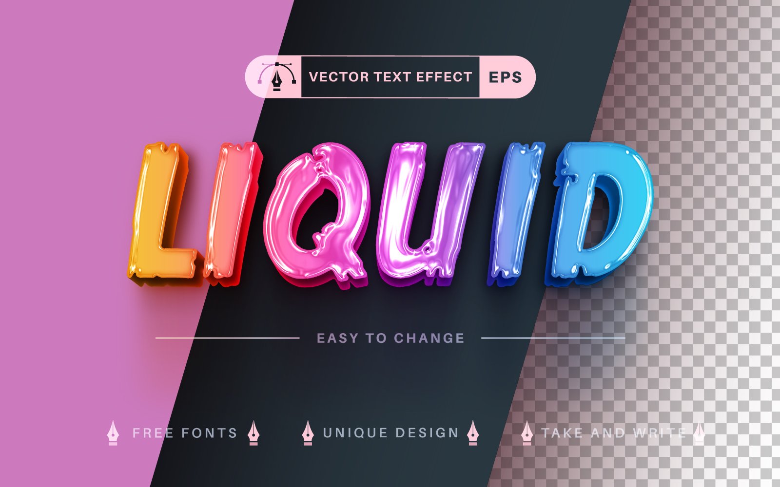 Template #274475 Effect Font Webdesign Template - Logo template Preview