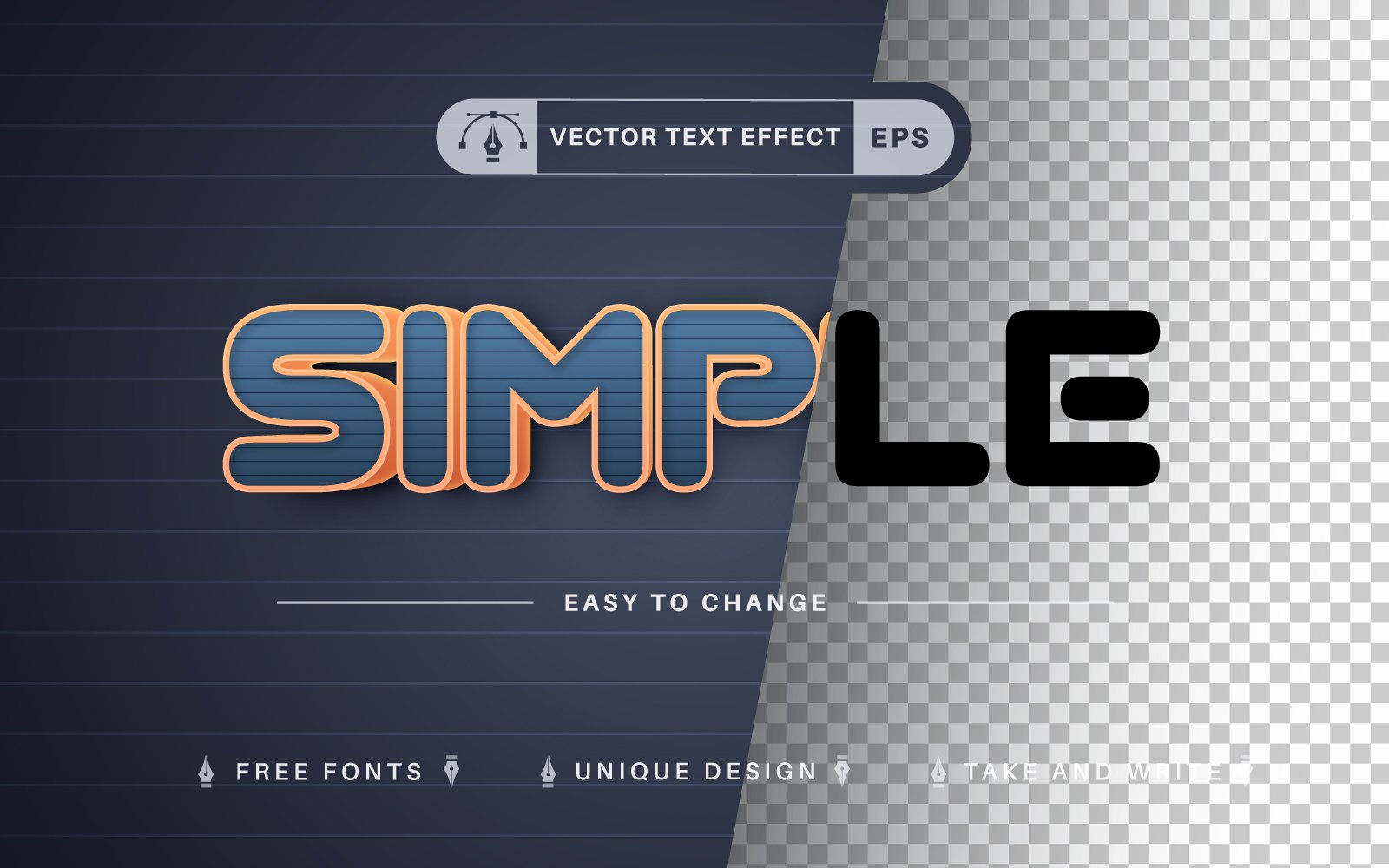 Template #274486 Text Effect Webdesign Template - Logo template Preview