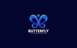 Butterfly Gradient Logo Style Vol.3