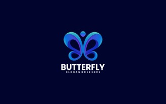 Butterfly Gradient Logo Style Vol.3