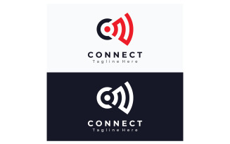 Connect Signal Logo Vector 6