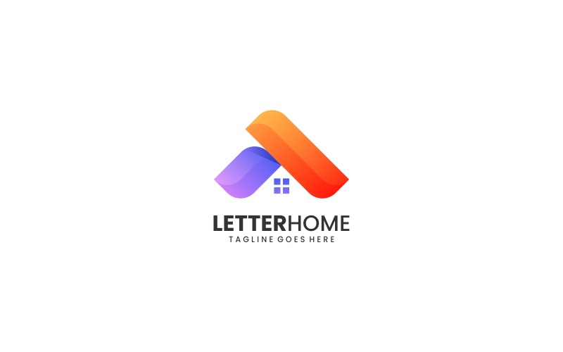 Letter Gradient Colorful Logo Logo Template