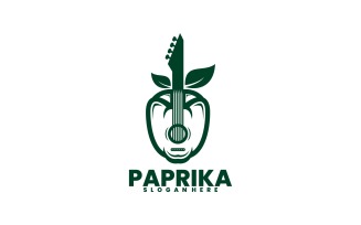 Paprika Guitar Simple Logo