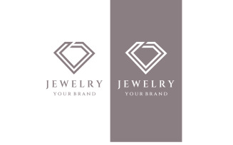 Wedding Diamond Logo Vector Template
