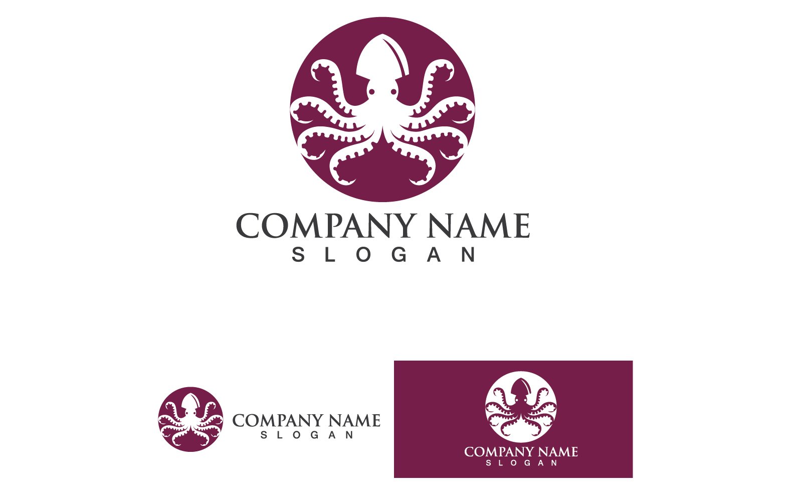 Template #274551 Animal Octopus Webdesign Template - Logo template Preview