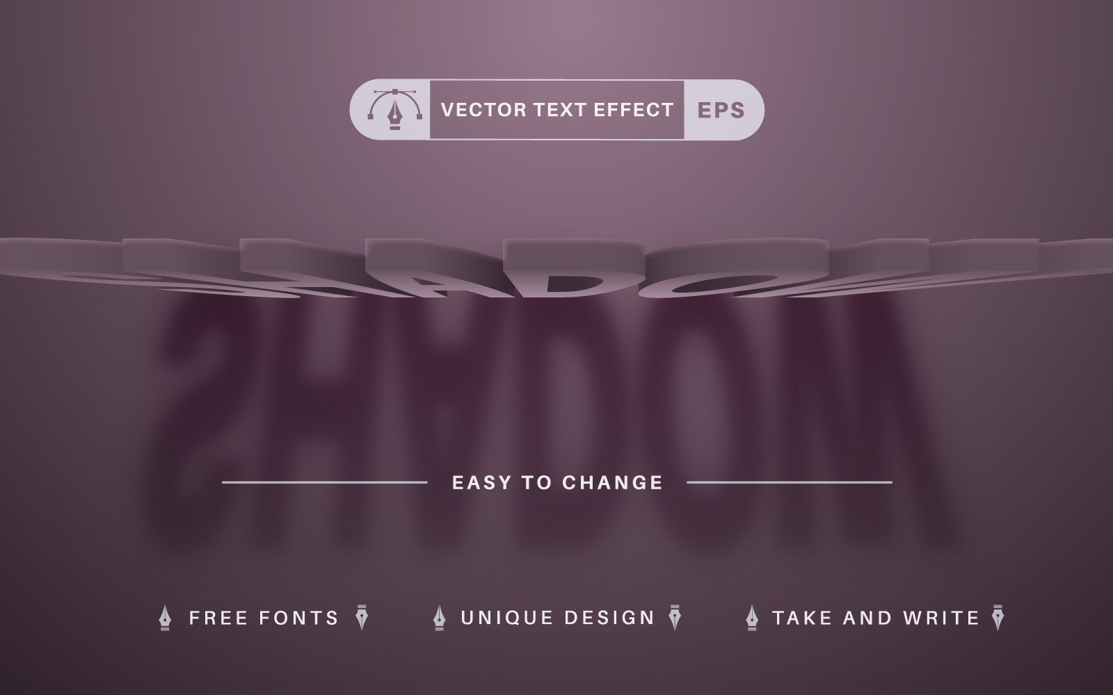Template #274564 Effect Font Webdesign Template - Logo template Preview