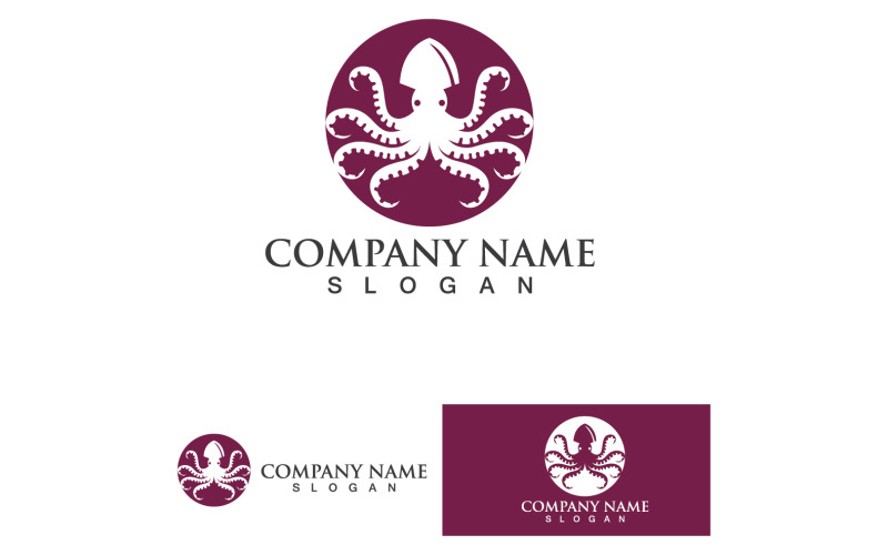 Octopus Animal Logo Vector 42 Logo Template