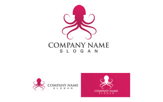 Octopus Animal Logo Vector 8