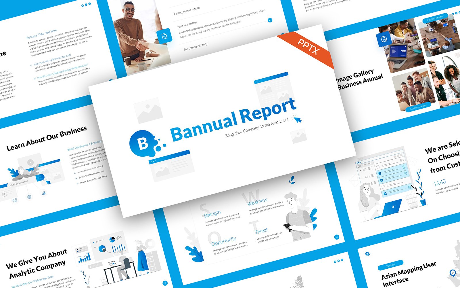 Template #274626 Business Plan Webdesign Template - Logo template Preview