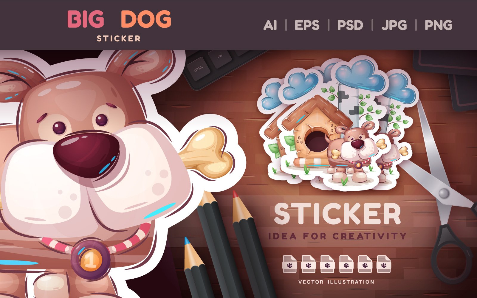 Template #274695 Puppy Doghouse Webdesign Template - Logo template Preview